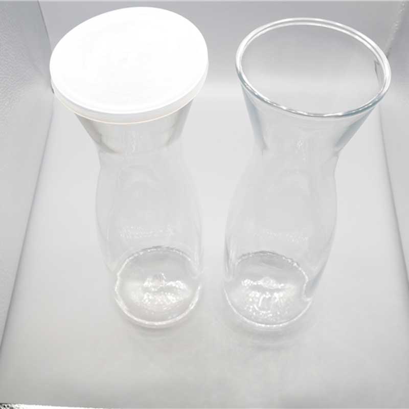 Restaurant Cafeteria Service Transparent Wine Decanter Pouring Juice Jug Plastic Beverage Carafe Water Plastic Pitcher