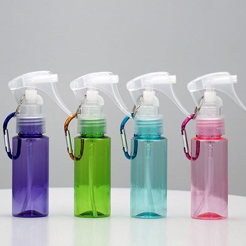 Round Shape Mist Trigger 60ML Spray Bottle With Keychain